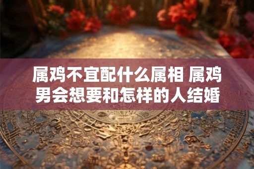 属鸡不宜配什么属相 属鸡男会想要和怎样的人结婚