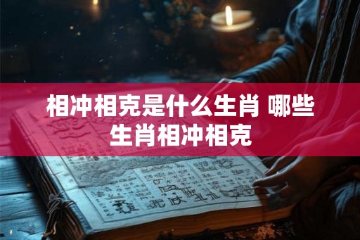相冲相克是什么生肖 哪些生肖相冲相克 相冲相克是什么生肖 哪些生肖相冲相克
