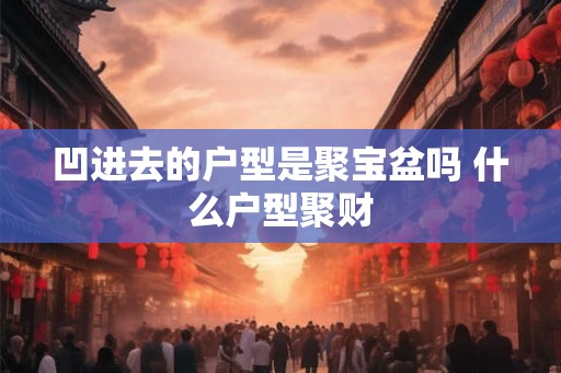 凹进去的户型是聚宝盆吗 什么户型聚财 凹进去的户型是聚宝盆吗 什么户型聚财