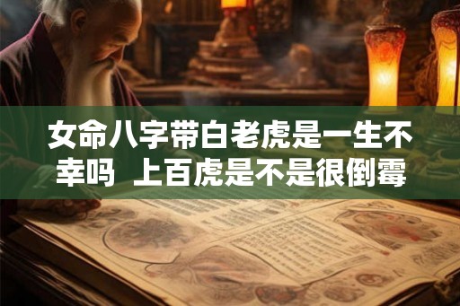 女命八字带白老虎是一生不幸吗 上百虎是不是很倒霉 女命八字带白老虎是一生不幸吗 上百虎是不是很倒霉