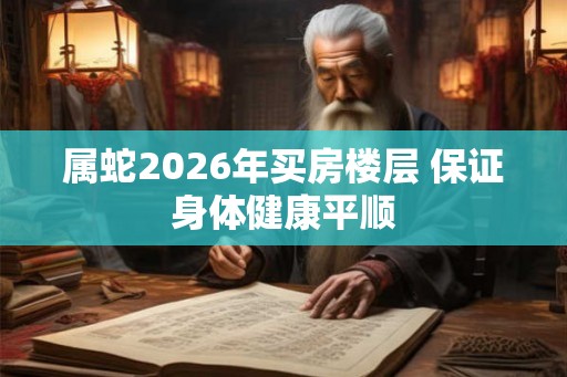 属蛇2026年买房楼层 保证身体健康平顺 属蛇2026年买房楼层 保证身体健康平顺
