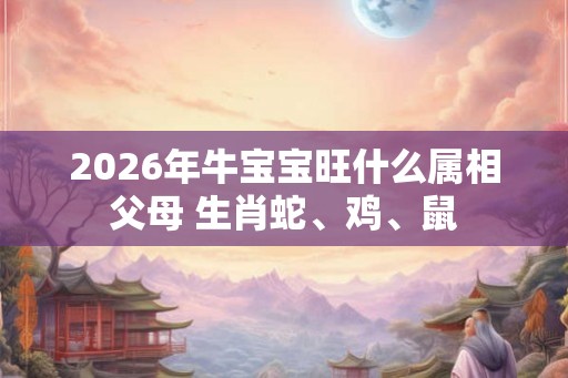 2026年牛宝宝旺什么属相父母 生肖蛇、鸡、鼠