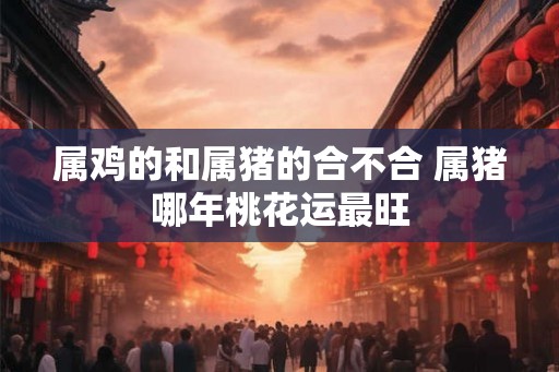 属鸡的和属猪的合不合 属猪哪年桃花运最旺