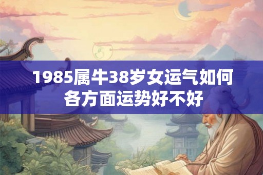 1985属牛38岁女运气如何 各方面运势好不好