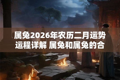 属兔2026年农历二月运势运程详解 属兔和属兔的合财吗