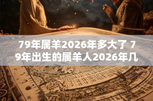79年属羊2026年多大了 79年出生的属羊人2026年几岁