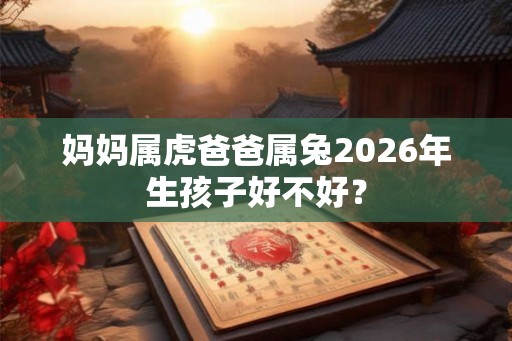 妈妈属虎爸爸属兔2026年生孩子好不好？