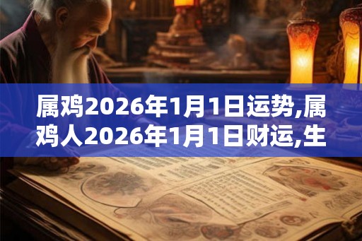 属鸡2026年1月1日运势,属鸡人2026年1月1日财运,生肖鸡2026年1月1日运势 属鸡2026年1月1日运势,属鸡人2026年1月1日财运,生肖鸡2026年1月1日运势