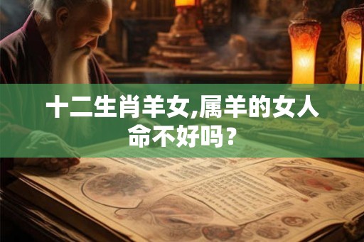 十二生肖羊女,属羊的女人命不好吗？