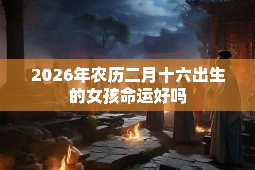 2026年农历二月十六出生的女孩命运好吗