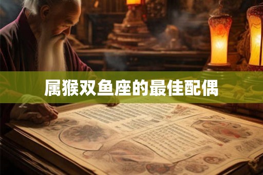 属猴双鱼座的最佳配偶