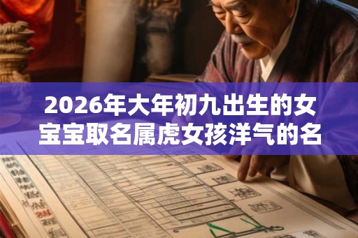2026年大年初九出生的女宝宝取名属虎女孩洋气的名字