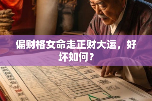 偏财格女命走正财大运，好坏如何？