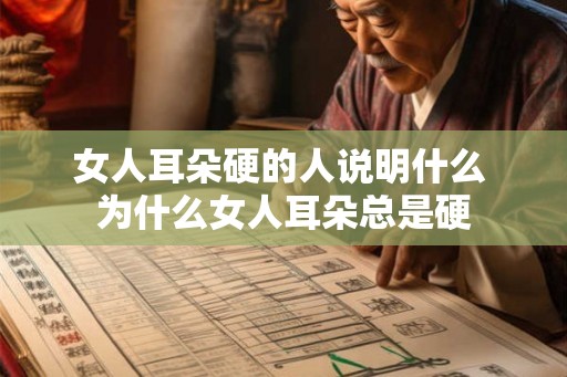 女人耳朵硬的人说明什么 为什么女人耳朵总是硬