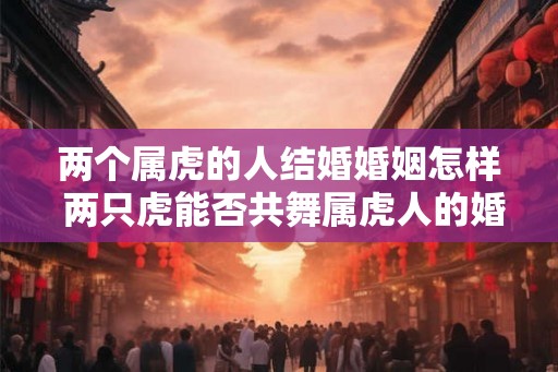 两个属虎的人结婚婚姻怎样 两只虎能否共舞属虎人的婚姻可能性