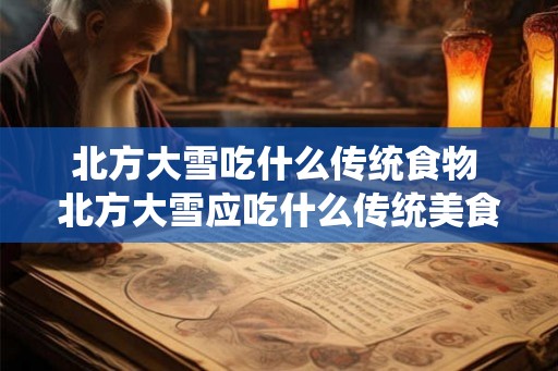北方大雪吃什么传统食物 北方大雪应吃什么传统美食
