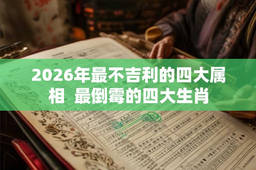 2026年最不吉利的四大属相 最倒霉的四大生肖 2026年最不吉利的四大属相 最倒霉的四大生肖