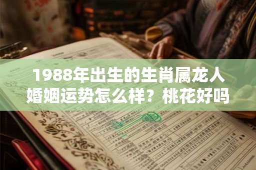 1988年出生的生肖属龙人婚姻运势怎么样？桃花好吗？