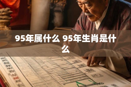95年属什么 95年生肖是什么