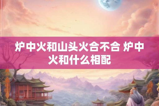 炉中火和山头火合不合 炉中火和什么相配