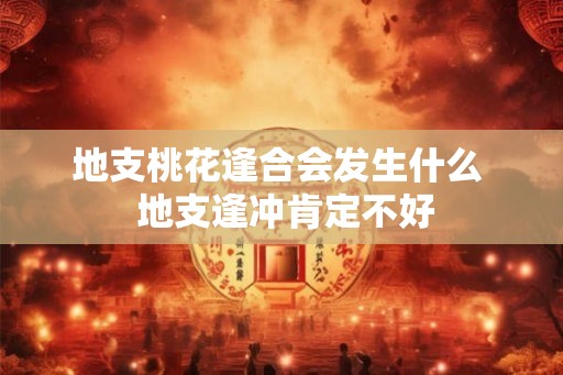 地支桃花逢合会发生什么  地支逢冲肯定不好