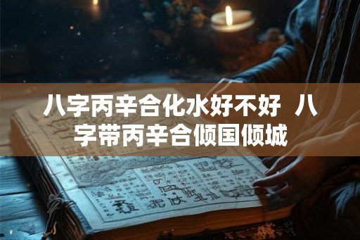 八字丙辛合化水好不好  八字带丙辛合倾国倾城