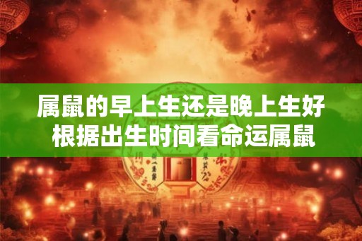 属鼠的早上生还是晚上生好 根据出生时间看命运属鼠