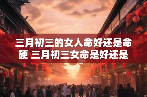 三月初三的女人命好还是命硬 三月初三女命是好还是硬