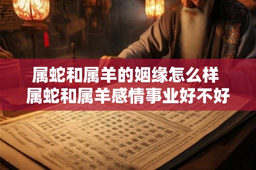 属蛇和属羊的姻缘怎么样 属蛇和属羊感情事业好不好