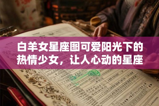 白羊女星座图可爱阳光下的热情少女，让人心动的星座图鉴！