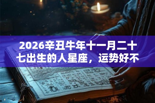 2026辛丑牛年十一月二十七出生的人星座,运势好不好? 2026辛丑牛年十一月二十七出生的人星座,运势好不好?