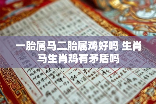 一胎属马二胎属鸡好吗 生肖马生肖鸡有矛盾吗