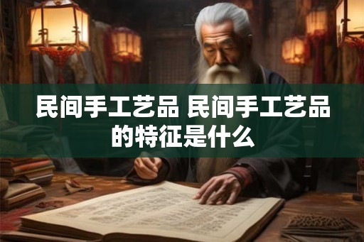民间手工艺品 民间手工艺品的特征是什么