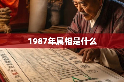 1987年属相是什么