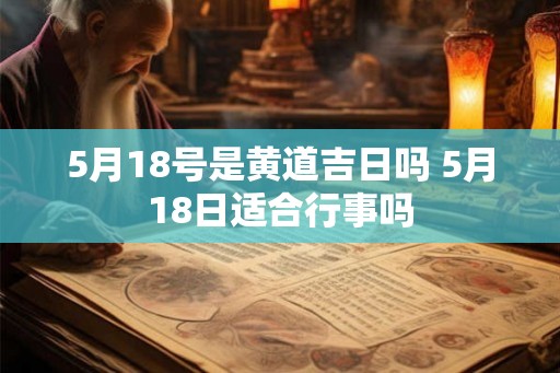 5月18号是黄道吉日吗 5月18日适合行事吗