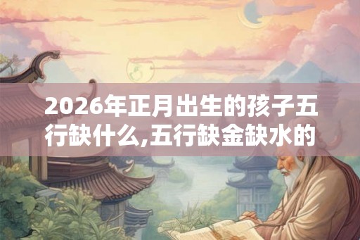 2026年正月出生的孩子五行缺什么,五行缺金缺水的命运好不好