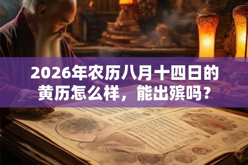 2026年农历八月十四日的黄历怎么样，能出殡吗？