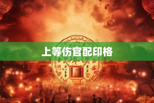 上等伤官配印格