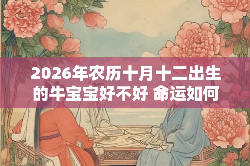 2026年农历十月十二出生的牛宝宝好不好 命运如何