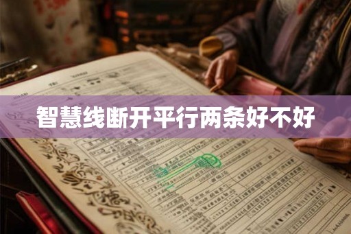 智慧线断开平行两条好不好 智慧线断开平行两条好不好