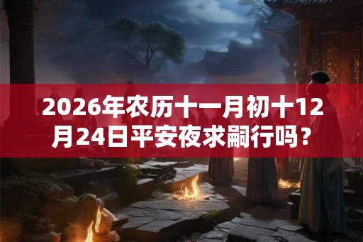 2026年农历十一月初十12月24日平安夜求嗣行吗？