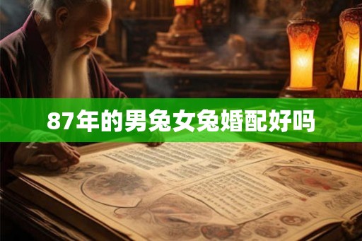 87年的男兔女兔婚配好吗