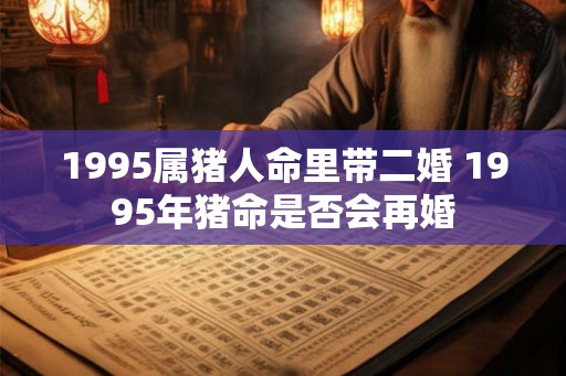 1995属猪人命里带二婚 1995年猪命是否会再婚