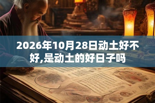 2026年10月28日动土好不好,是动土的好日子吗 2026年10月28日动土好不好,是动土的好日子吗