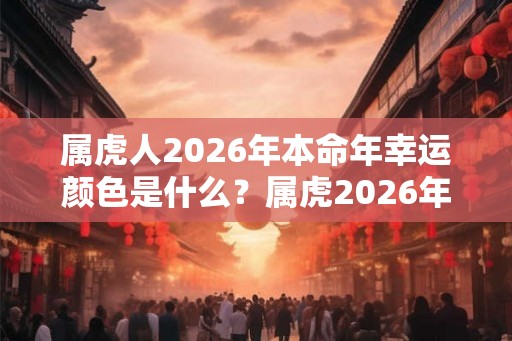 属虎人2026年本命年幸运颜色是什么？属虎2026年忌讳什么颜色？
