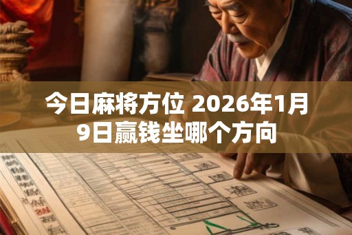 今日麻将方位 2026年1月9日赢钱坐哪个方向 今日麻将方位 2026年1月9日赢钱坐哪个方向