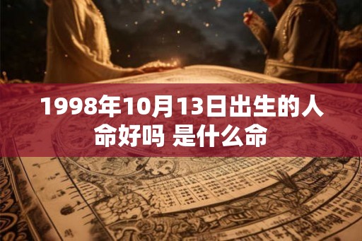 1998年10月13日出生的人命好吗 是什么命