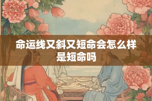 命运线又斜又短命会怎么样是短命吗