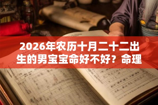 2026年农历十月二十二出生的男宝宝命好不好？命理详解