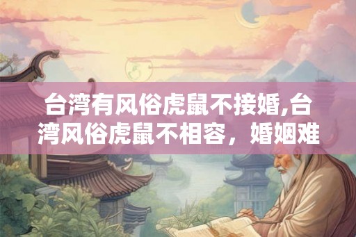 台湾有风俗虎鼠不接婚,台湾风俗虎鼠不相容，婚姻难成